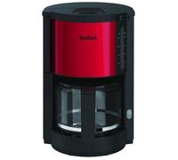 Cafetière filtre TEFAL - 1,2L - 15 tasses - Rouge et inox