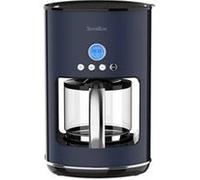 Terraillon Cafetière filtre New Moon – 1080 W – Programmable 24h – Maintien au chaud – Bleu nuit