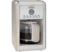 Cafetière filtre vintage ARIETE 1342/1 - Beige - 12 tasses - Programmable