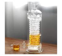 Cafetière froide pour café, machine à infusion froide, verre avec tube de refroidissement en spirale et robinet de distribution, 340 ml Cold Brew Tower, pour la maison, le bureau - Café et thé