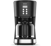 Cafetière goutte à goutte à commande numérique - 1,5L - 12 tasses - 900W - SOGO CAF-SS-5670 G