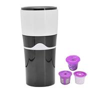 Cafetière Goutte à Goutte Portable 450Ml, Machine à Café de Voyage pour Capsules K Cup, Pot de Café étanche pour L'extérieur, Camping, Bureau Bibliothèque, pour