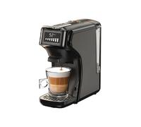 Cafetière H1B 6 en 1 réservoir d'eau de 600 ml extraction sous pression de 19 bars mode froid/chaud indicateur LED noir - Prise UE