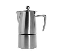 Cafetière ILSA Espresso Slancio, Induction, Finition Satinée, Acier Inoxydable 18/10, 4 Tasses, 25 cl