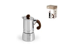 Cafetière Inox Lili Caffe'oro 2 Tasses Induction Habi