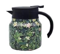 Cafetière isotherme | Distributeur de et de boissons à motif floral rétro, 958,2 g avec infuseur à thé et passoire pour garder le chaud et froid, le thé, l'eau