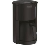 Krups Cafetière filtre ProAroma KM305D10 Isotherme programmable 800W 8/12 tasses Noir/Inox