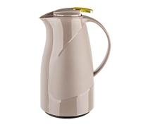 Cafetière Isotherme Pour Liquides Chauds Sous Vide 1,6 L/56 Oz Cafetière Isotherme Avec Bouton-poussoir Sur Le Couvercle Garde Le Café Chaud Pendant 24 Heures(Grey)
