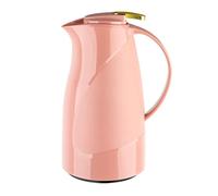 Cafetière Isotherme Pour Liquides Chauds Sous Vide 1,6 L/56 Oz Cafetière Isotherme Avec Bouton-poussoir Sur Le Couvercle Garde Le Café Chaud Pendant 24 Heures(Roze)