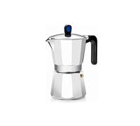 MONIX Induction Express | Cafetière Italienne à Induction, Aluminium, Capacité 9 Tasses, Argent