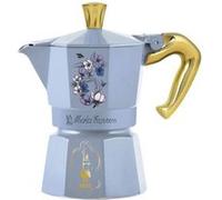 Bialetti Moka Express Bridgerton 3 tasses, Poignée antibrûlure, Ne convient pas à l’induction, 3 tasses (130ml), Aluminium