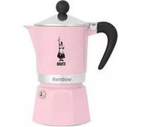 Bialetti Cafetière italienne Rainbow 0006546 6 tasses Rose pastel