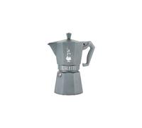 Cafetière italienne à moka Bialetti Moka Exclusive octogonale 6 tasses Gris argent 0009076 compatible induction