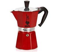 Cafetière italienne Bialetti 4943 Moka Color 6 tasses Rouge Rouge G