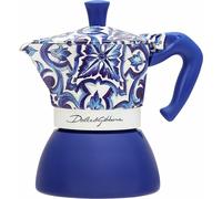 Cafetière italienne Bialetti D&G BLU MEDI 4T bleu acier inoxydable 4 coppers