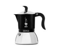 Bialetti Fiammetta Cafetière à induction, 2 tasses (100 ml), Convient à tous les feux, Design élégant, Noir