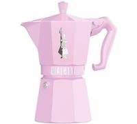 Bialetti Cafetière italienne Moka Exclusive 6 tasses Rose pastel