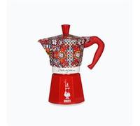 Cafetière italienne Bialetti Moka Express 0005329 6 Tasses D et G Rouge Rouge G