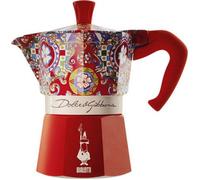 Bialetti Cafetière italienne Moka Express 0005329 – 6 tasses D et G – Rouge G