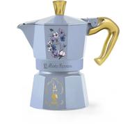 Bialetti Moka Express Bridgerton 3 tasses, Poignée antibrûlure, Ne convient pas à l’induction, 3 tasses (130ml), Aluminium