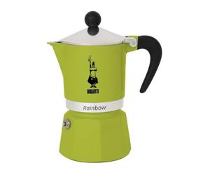 Cafetiere italienne - BIALETTI - RAINBOW - 6 tasses - 0,30 L - Vert