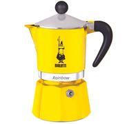 Bialetti Cafetière italienne Rainbow 6 tasses 0,30 L Jaune