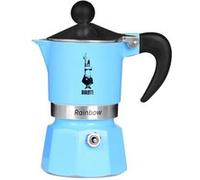 Cafetière Italienne Bialetti Rainbow Bleu Métal Aluminium Thermoplastique 60 ml Bleu G