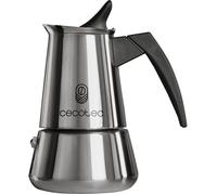 Cecotec Cafetière italienne Piccolina 900 – 450 ml, 10 tasses, Inox, poignée thermorésistante