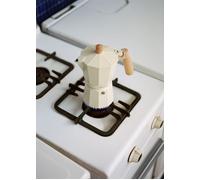 THERA MOKA RETRO - Cafetière Italienne Blanc Cassé