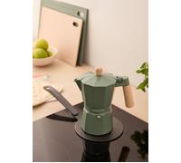 Cafetière italienne - Create - THERA MOKA RETRO - Aluminium - 6 tasses - Vert sauge