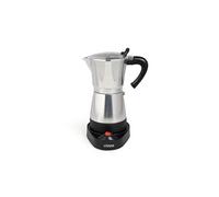 LIVOO Cafetière italienne électrique DOD117A 480 W 300 ml 6 tasses Argent