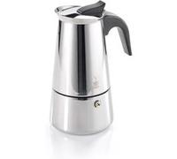 Cafetière Italienne - GEFU - GE16150 - Acier Inoxydable - 4 Tasses - Compatible Induction