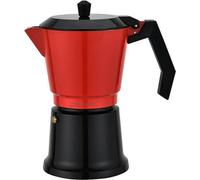 Cafetière italienne Feel Maestro MR-1657-9 Noir Rouge Aluminium 450 ml 9 tasses - Marque : Feel Maestro - EAN : 4820268321510