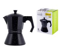 Cafetière italienne Feel Maestro MR-1667-6 Noir Granit Aluminium 300 ml 6 tasses
