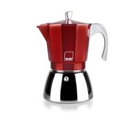 Cafetière italienne induction Elba 6 tasses rouge Ibili