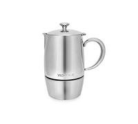 VeoHome Cafetière italienne 6 tasses – Inox incassable, compatible induction, écologique
