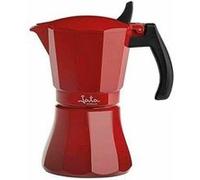 Jata Cafetière italienne HCAF2006 Aluminium – 6 tasses – Rouge