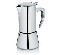 KELA 10836 LATINA CAFETIÈRE ITALIENNE ACIER INOXYDABLE GRIS/ARGENT 20 CM Argent