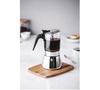 Cafetière italienne - LACOR - Verre inox - 10 tasses - Anti-gouttes - Compatible induction