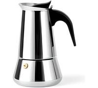 Bredemeijer LV113002 Cafetière Italienne à Espresso Trevi 4 Tasses Acier Inoxydable Argent 102 x 128 x 169 cm