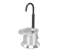 Cafetière italienne Moka 50 ml, bec verseur en alliage d'aluminium, for une utilisation sur la plaque de cuisson - Cafetière de voyage légère for une utilisation en extérieur