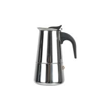 Cafetière italienne Moka en acier inoxydable 2/4/6/9 tasses, avec poignée en plastique - Percolateur à café durable for la maison et la cuisine(200ml)