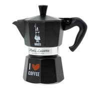 Cafetière Italienne Moka Express 3 Tasses E En Aluminium Noir Noir
