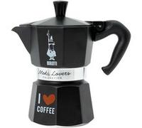 Cafetière Italienne Moka Express 3 Tasses E En Aluminium Noir Noir