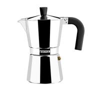 Cafetière Italienne - MONIX - 3935007 - 6 Tasses - Aluminium - Inox - Gris