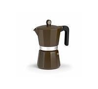 Monix New Cream | Cafetière de 12 Tasses, Fabriquée en Aluminium, Compatible Toutes Sources de Chaleur Induction Incluse