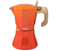 Oroley Cafetière italienne Petra 9 tasses orange aluminium G