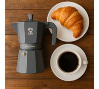 Cafetière italienne - PEZZETTI - ITALEXPRESS - Aluminium - 3 tasses - Bleu