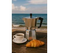 Cafetière italienne - PEZZETTI - ITALEXPRESS - Aluminium - 6 tasses - Inox