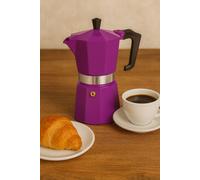 Cafetière italienne - PEZZETTI - ITALEXPRESS - Aluminium - 6 tasses - Lila